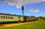 Passenger cars in the yard